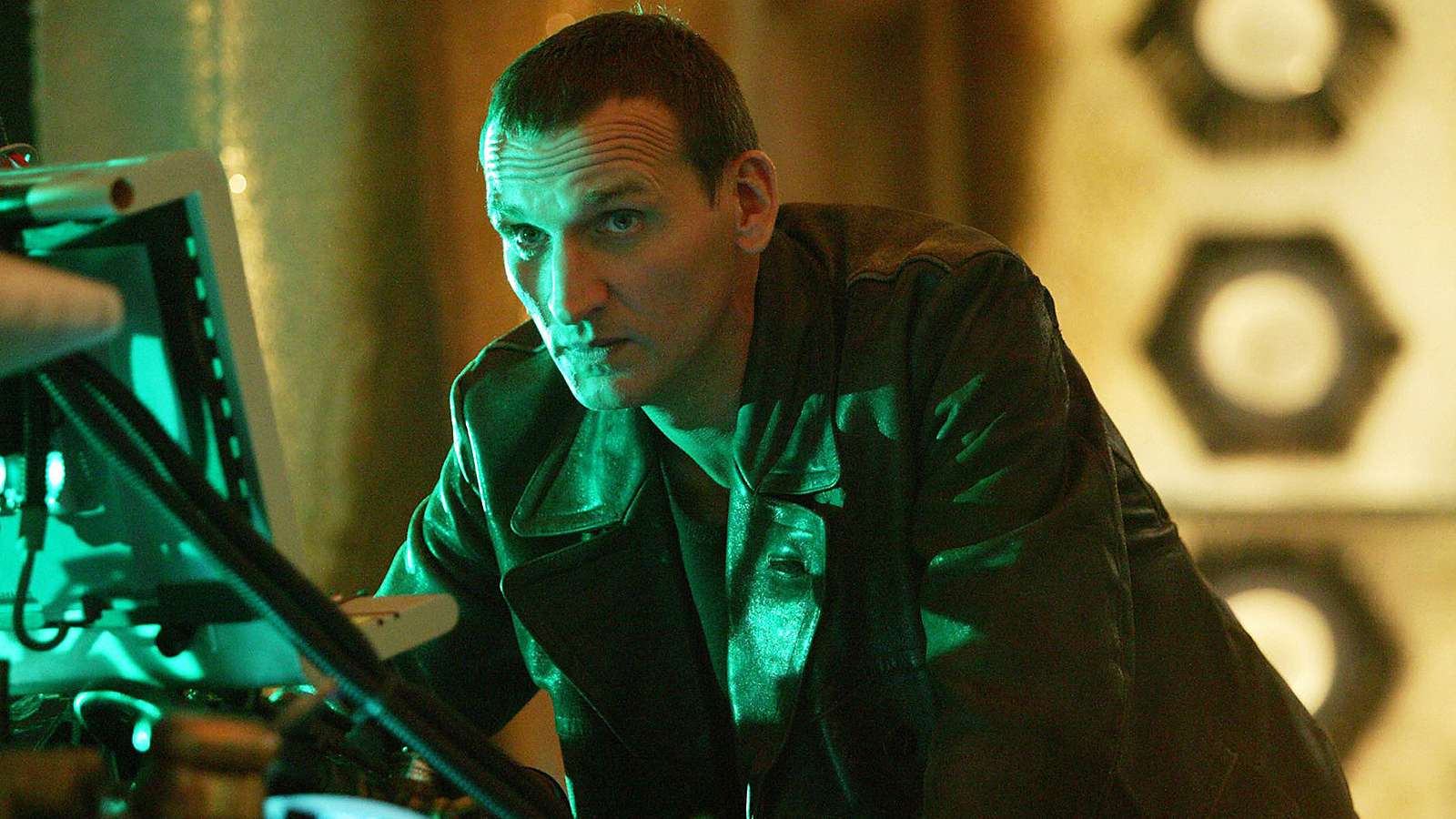 Christopher Eccleston as the Ninth Doctor in Doctor Who