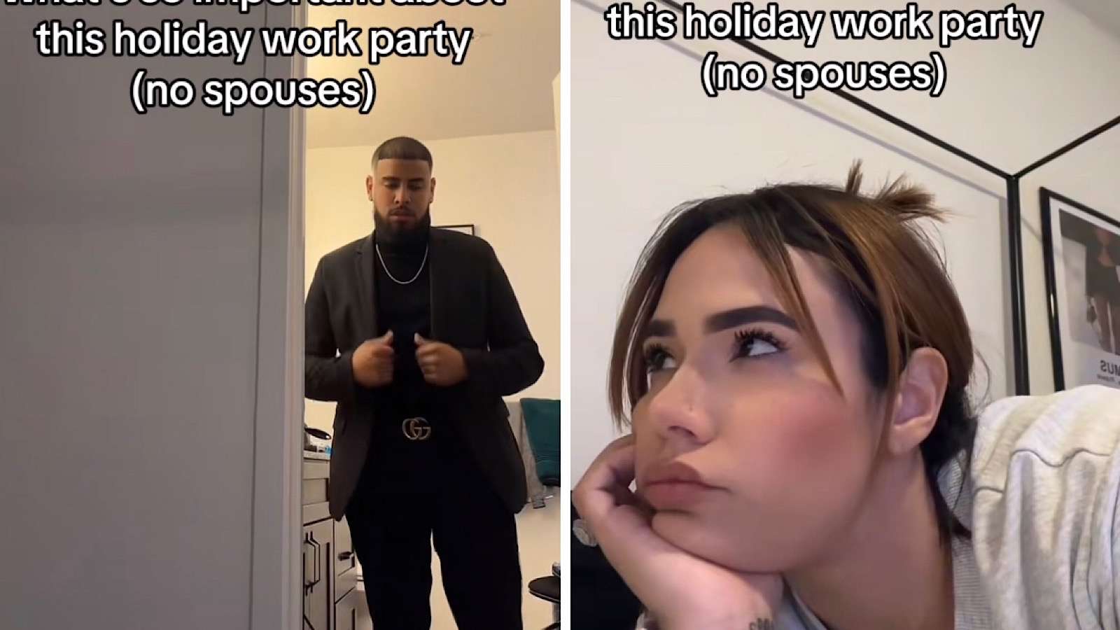 spouses not invited to holiday work party