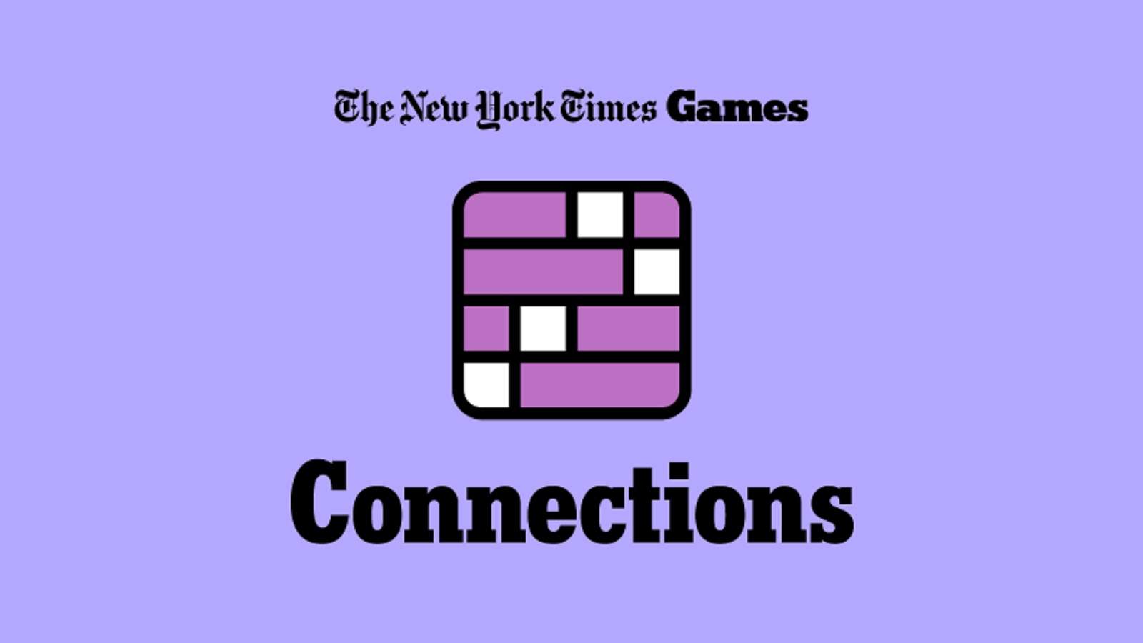 cover art for the NYT Connections app.
