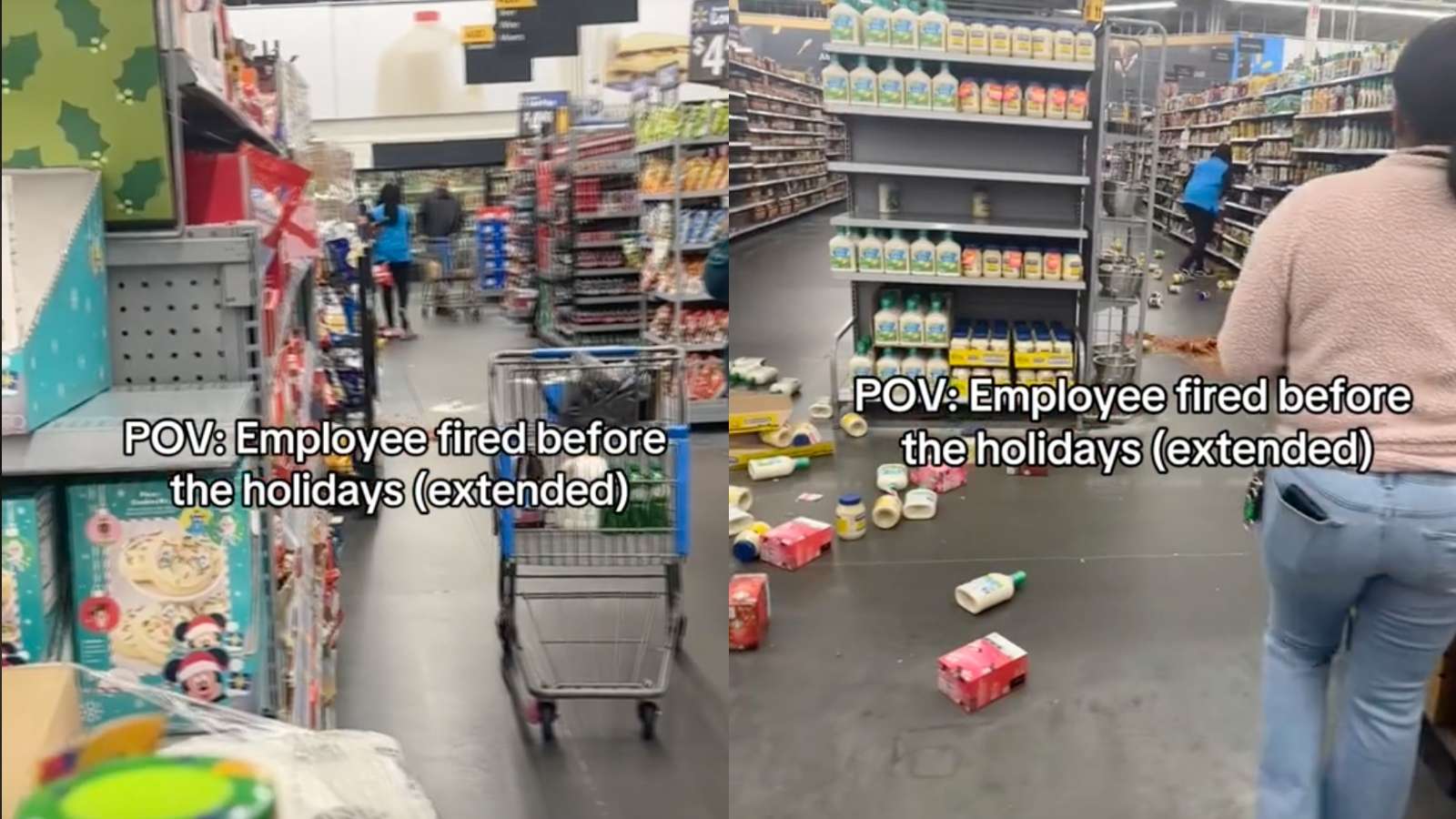 Walmart employee fired