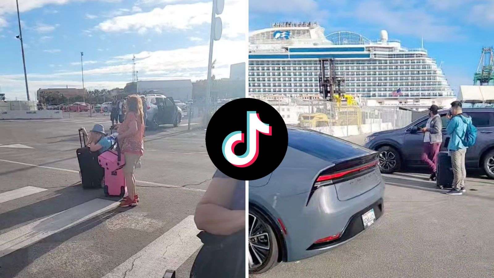 TikToker watches cruise leave without her after arriving 20 minutes late