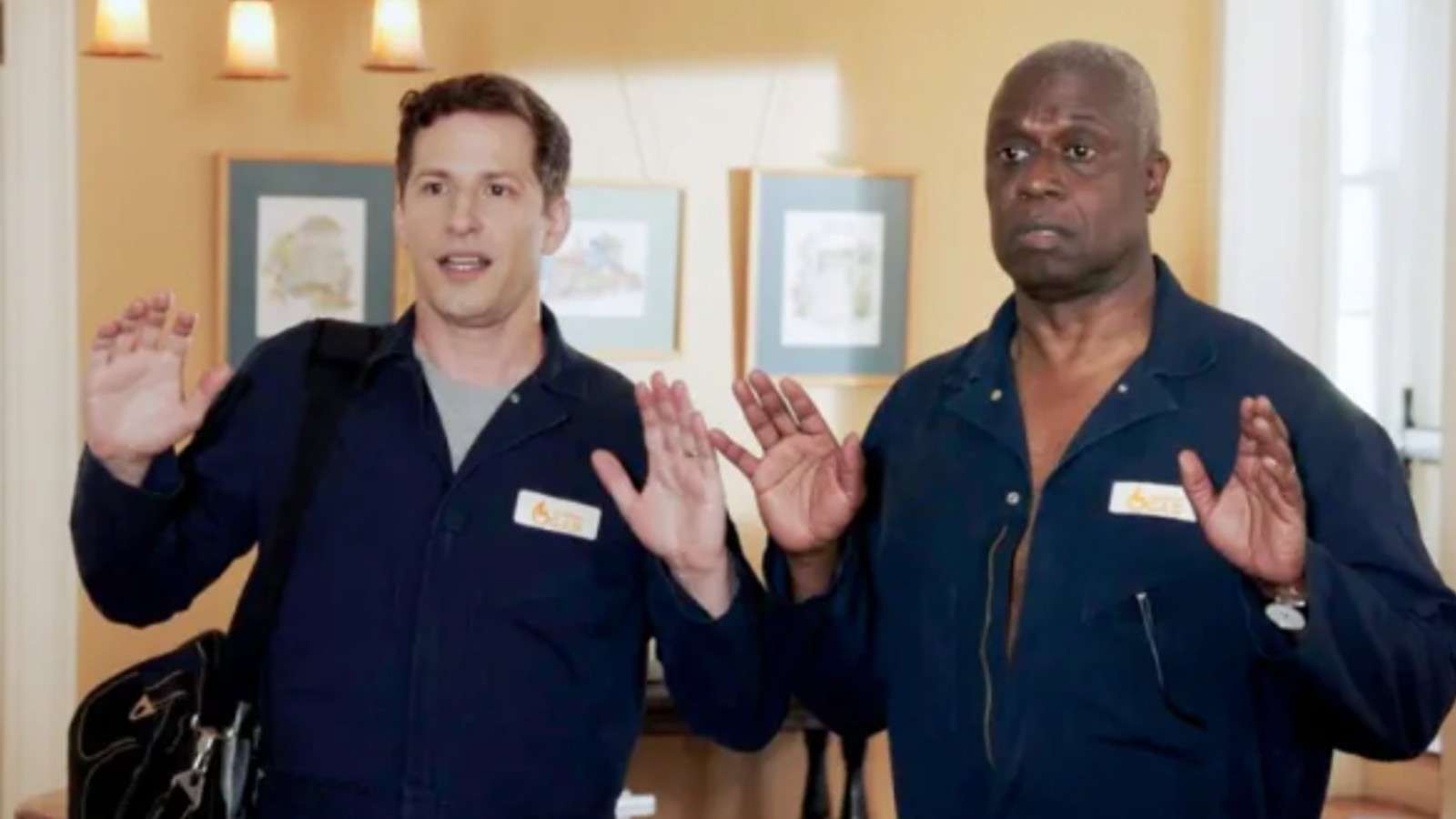 Andy Sandberg and Andre Braugher