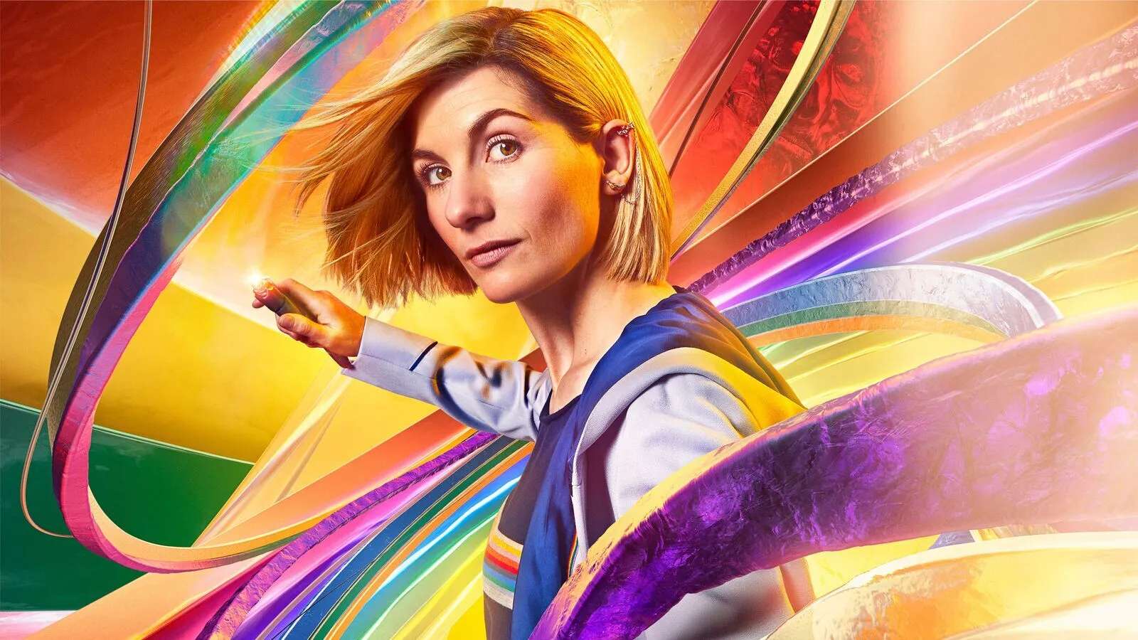 Jodie Whittaker as the Thirteenth Doctor in Doctor Who