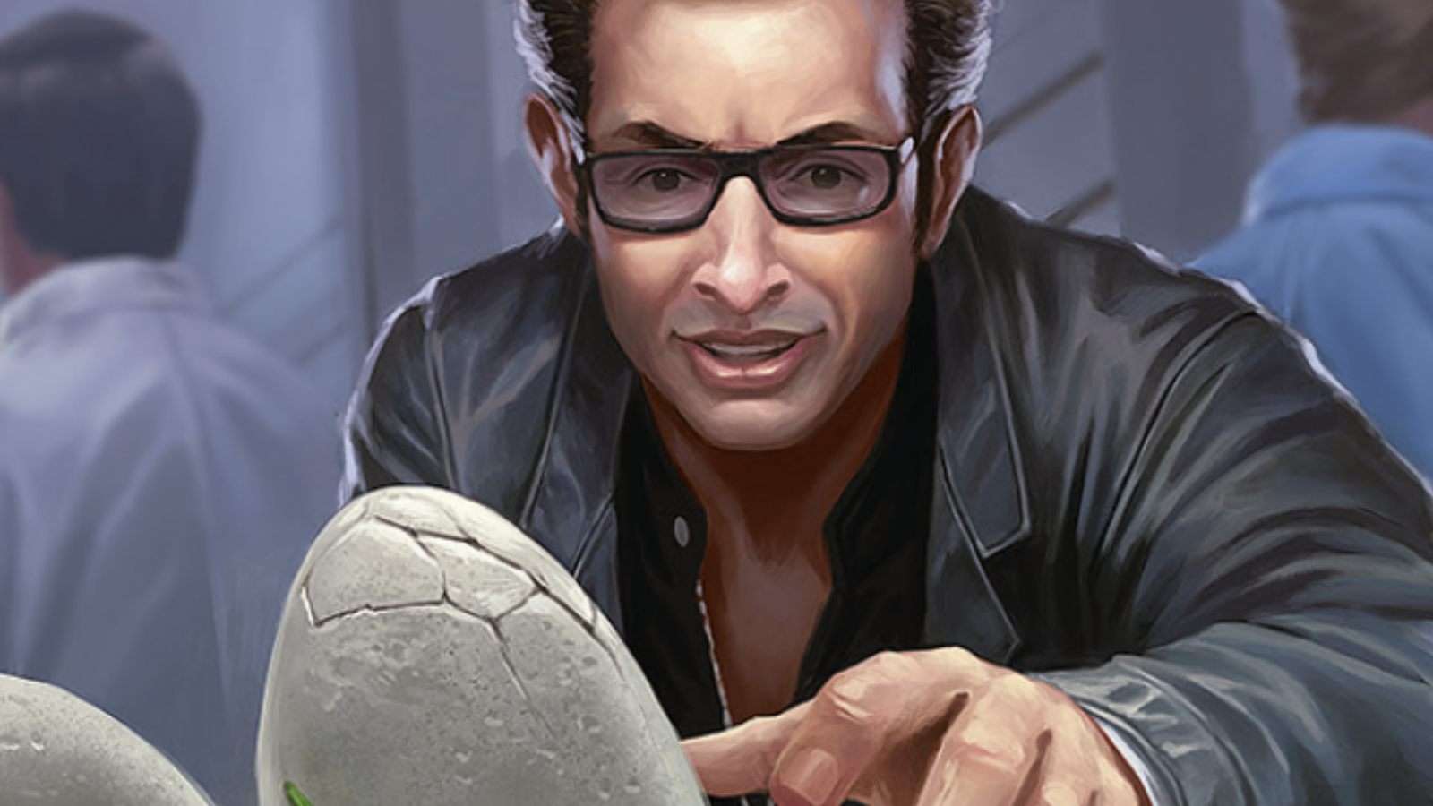 MTG Jeff Goldblum's Dr Ian Malcolm and dinosaur eggs