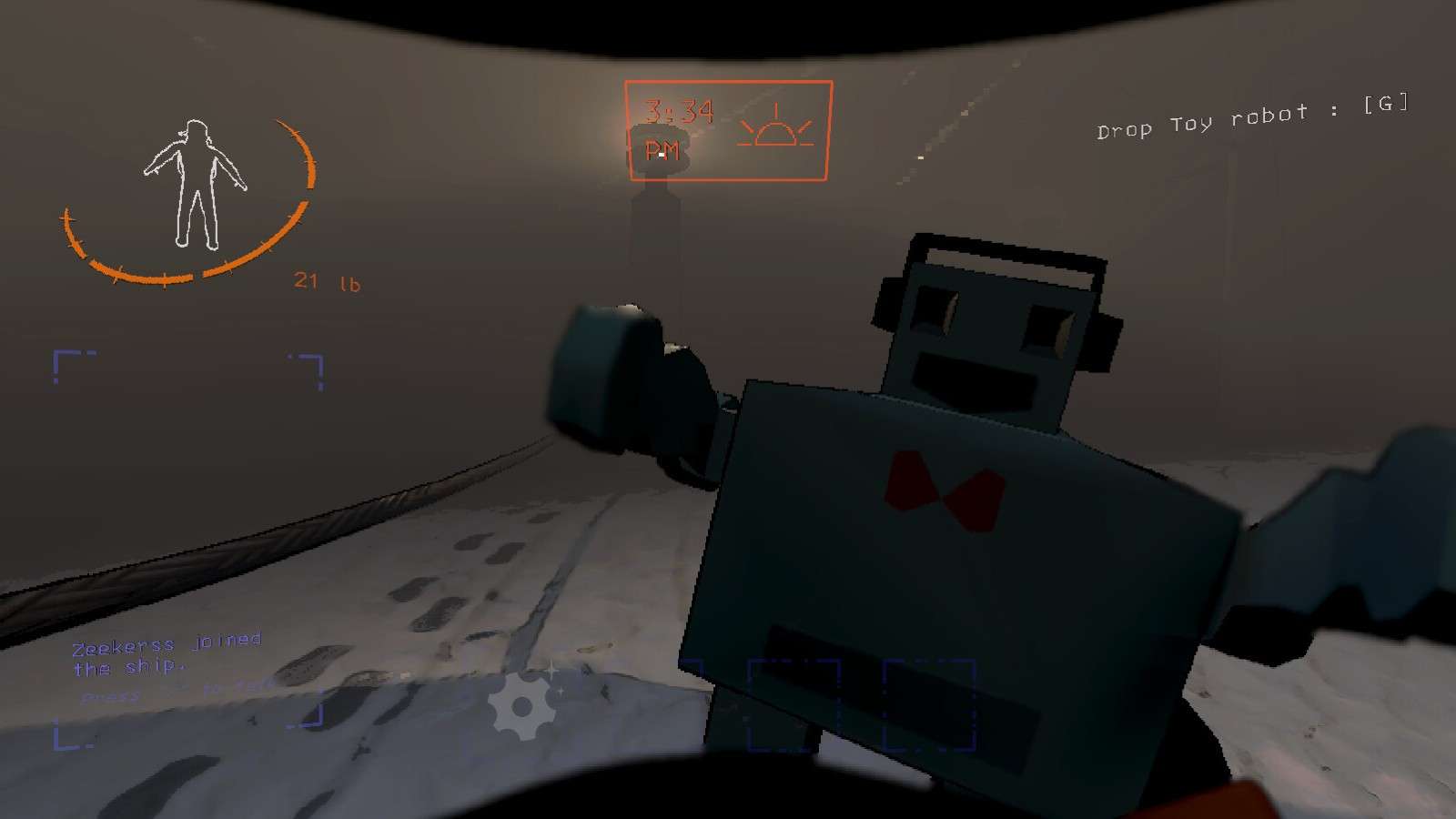 An image of a robot in Lethal Company.