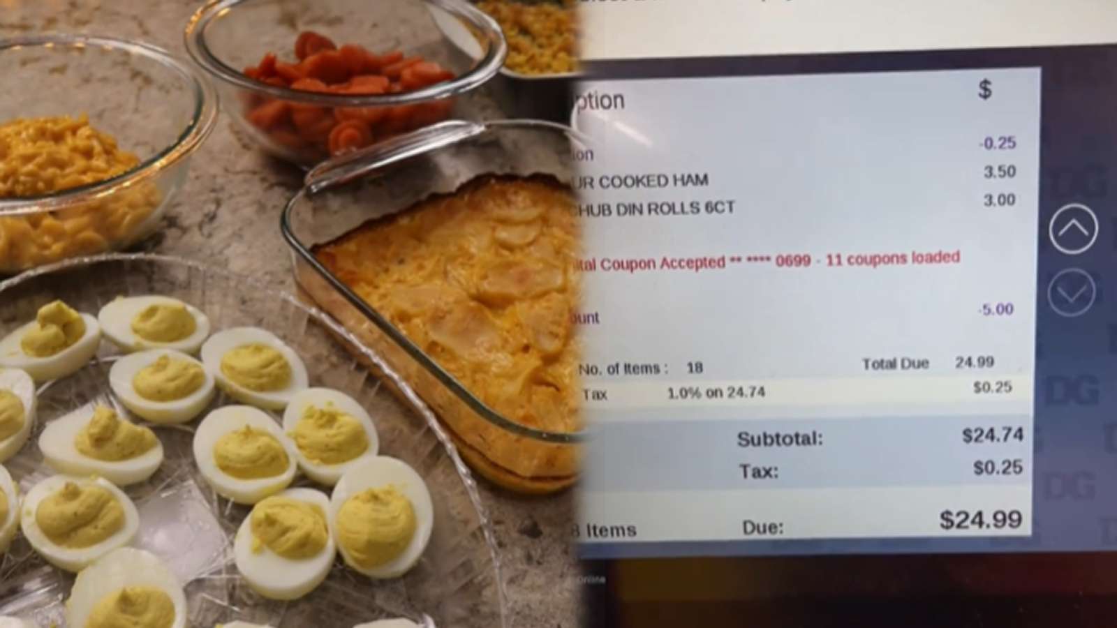 Woman stuns viewers with incredible Dollar General Christmas dinner for $25