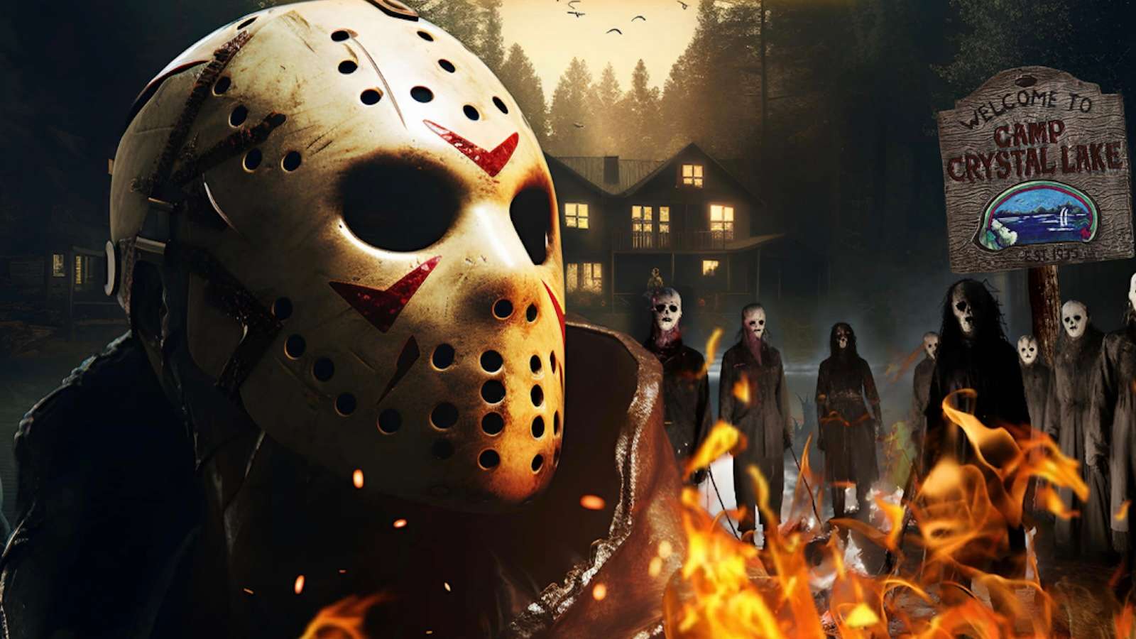 Still of fake poster for Friday the 13th / The Purge crossover movie