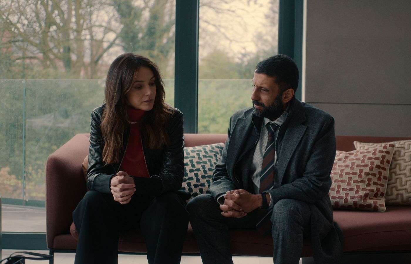 Michelle Keegan and Adeel Akhtar in Fool Me Once