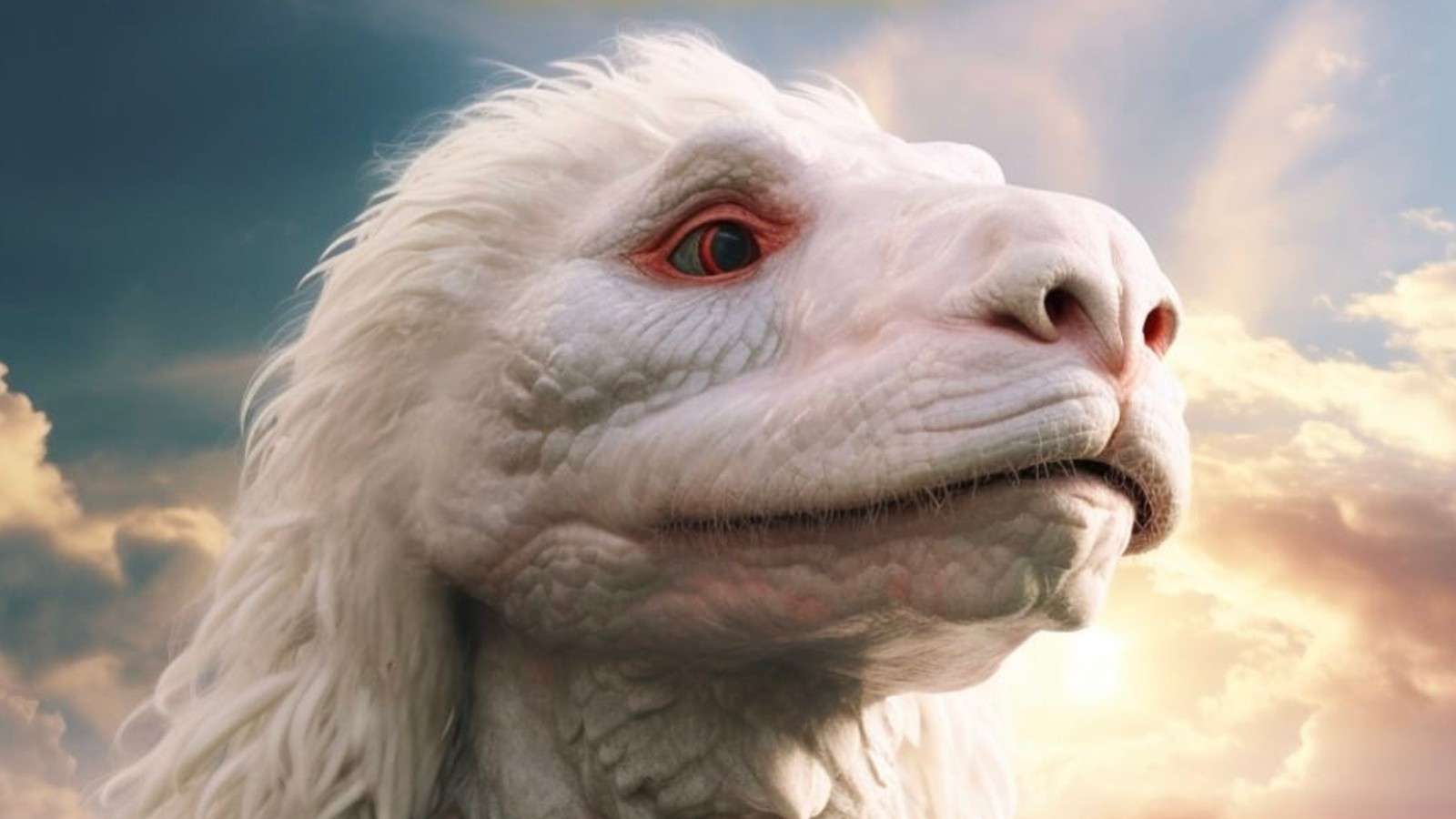 Falkor on the fake poster for The NeverEnding sequel