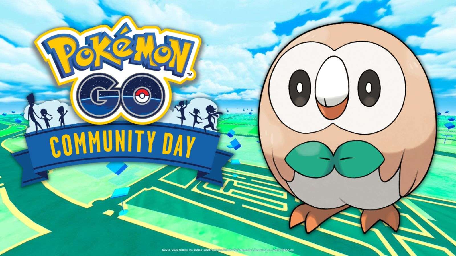 pokemon go rowlet community day header