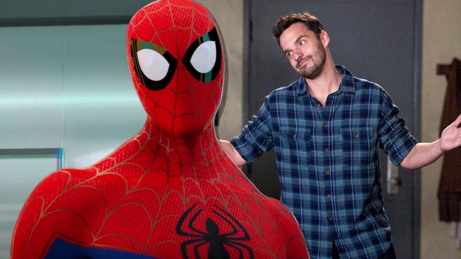 Spider-Verse's Peter B. Parker and Jake Johnson