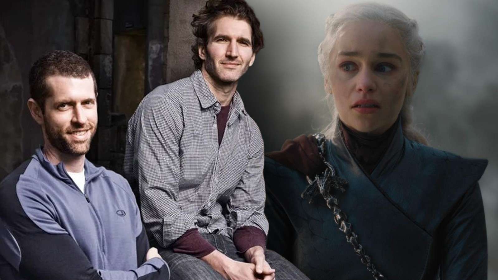 David Benioff and DB Weiss and Daenerys Targaryen in Game of Thrones