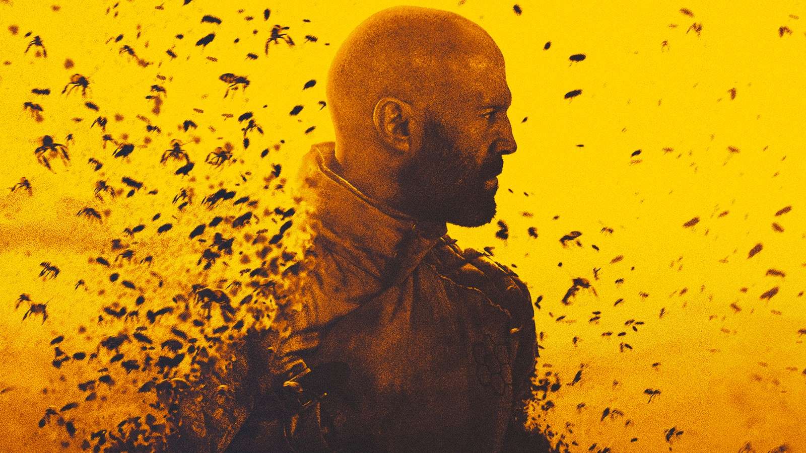 Jason Statham on the poster for The Beekeeper