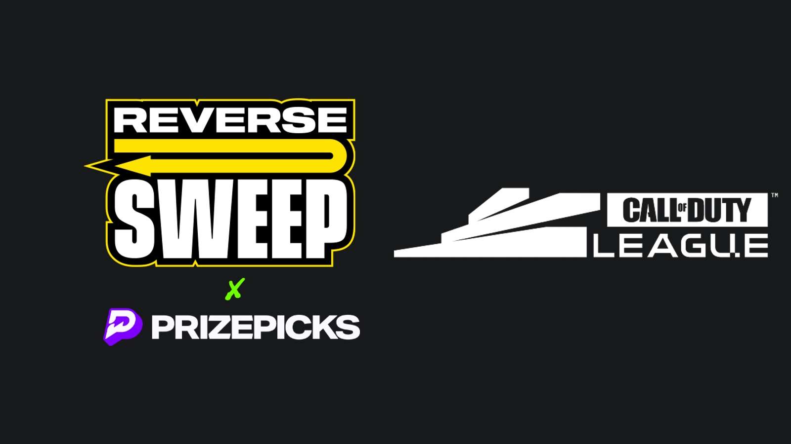 Reverse Sweep x PrizePicks Call of Duty League logos