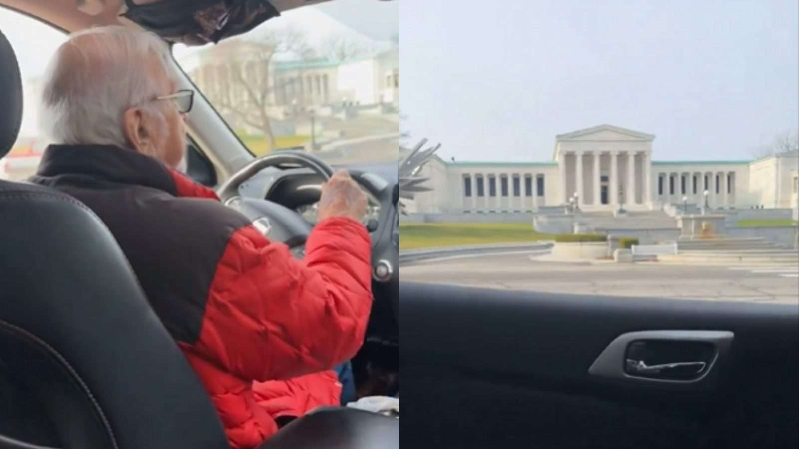 Uber driver gives passenger guided tour of Buffalo New York free of charge.