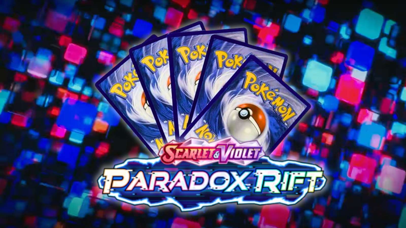 Pokemon Scarlet & Violet Paradox Rift with 5 Pokemon cards