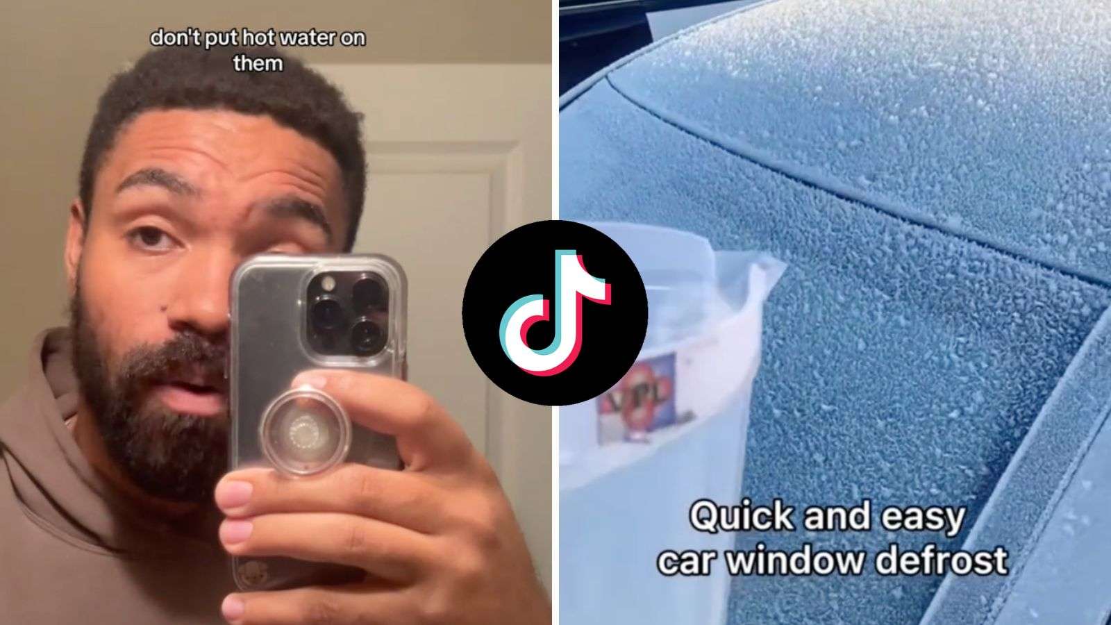 TikToker goes viral for sharing the right way to defrost car windshields