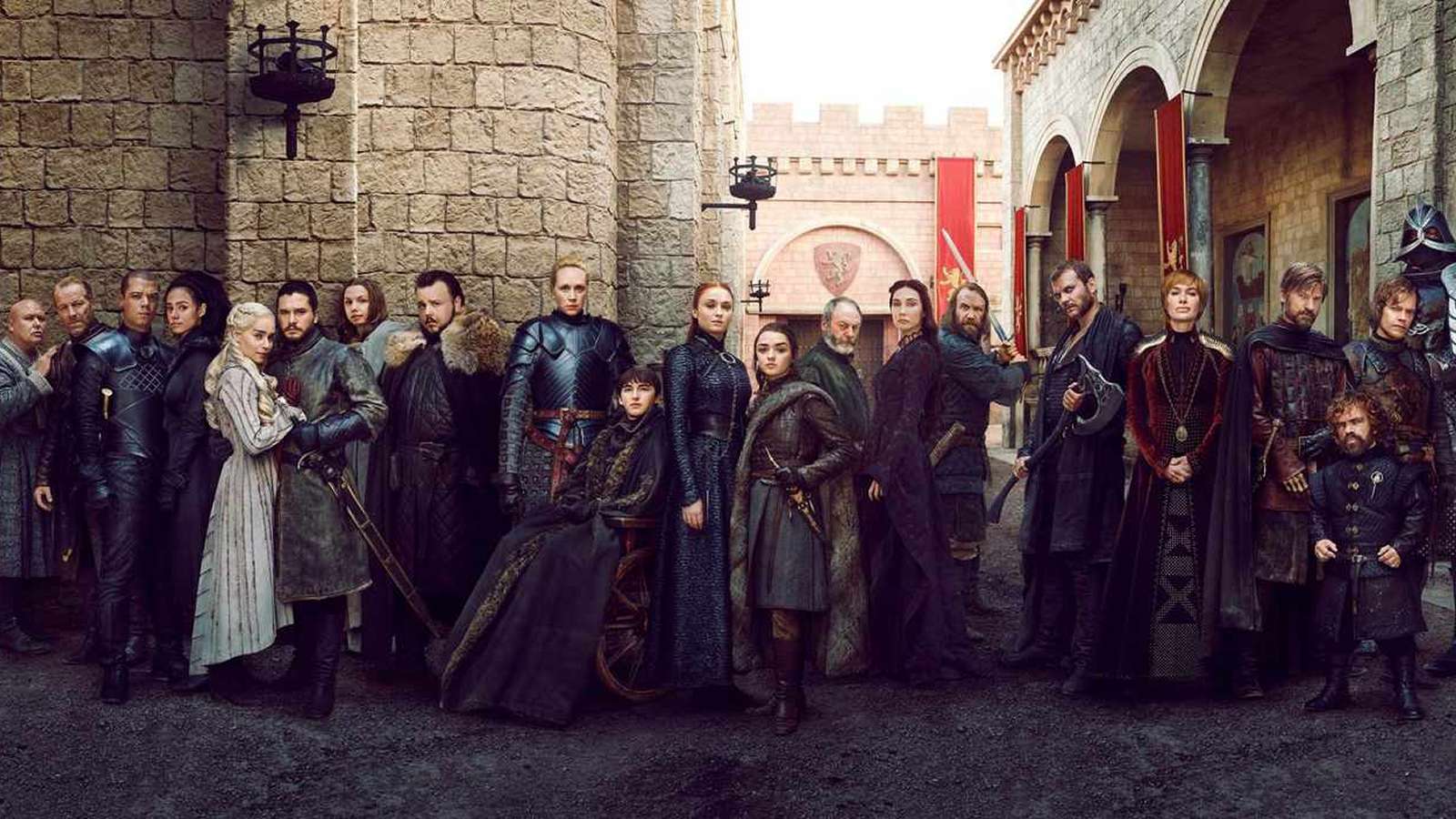 The core cast of Game of Thrones Season 8