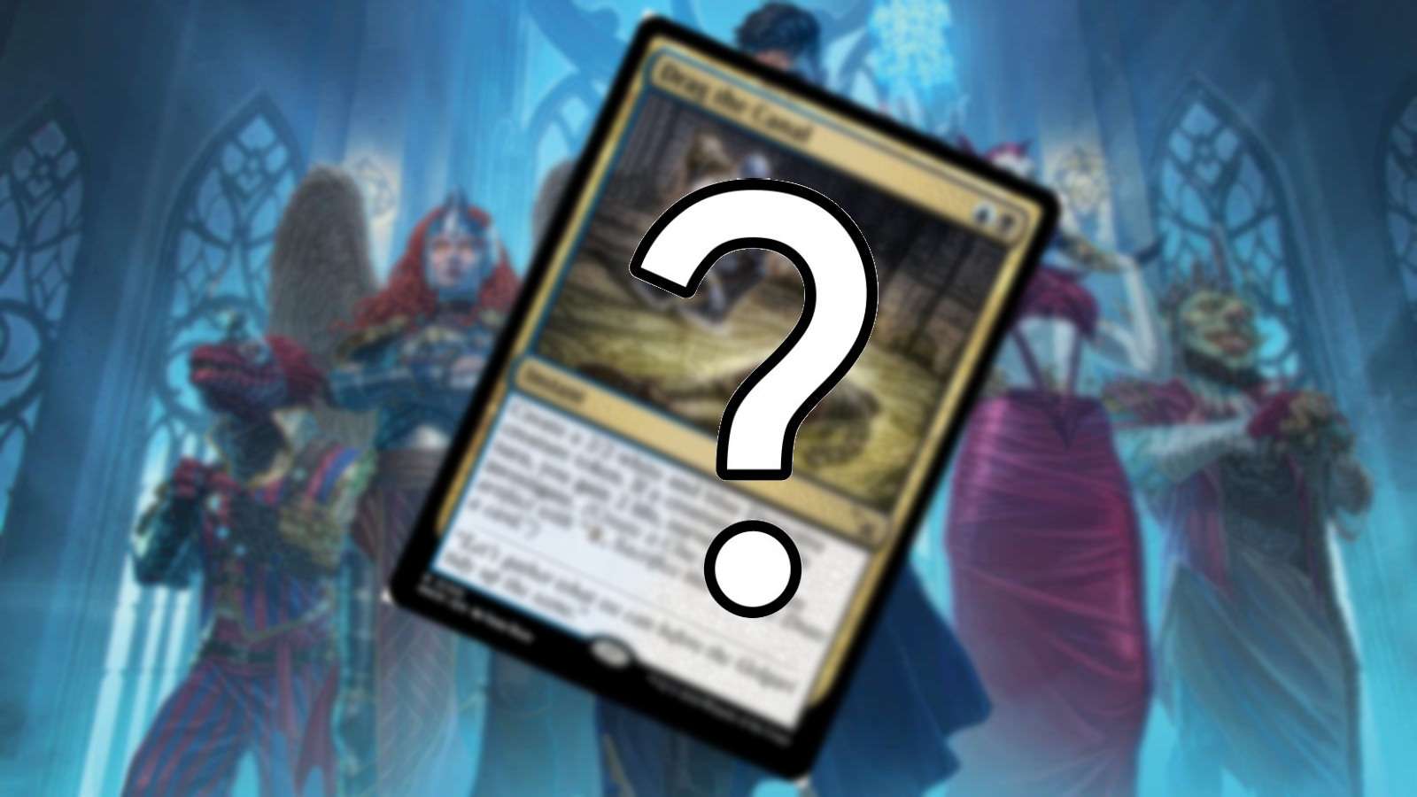 MTG Karlov Manor card reveal and question mark