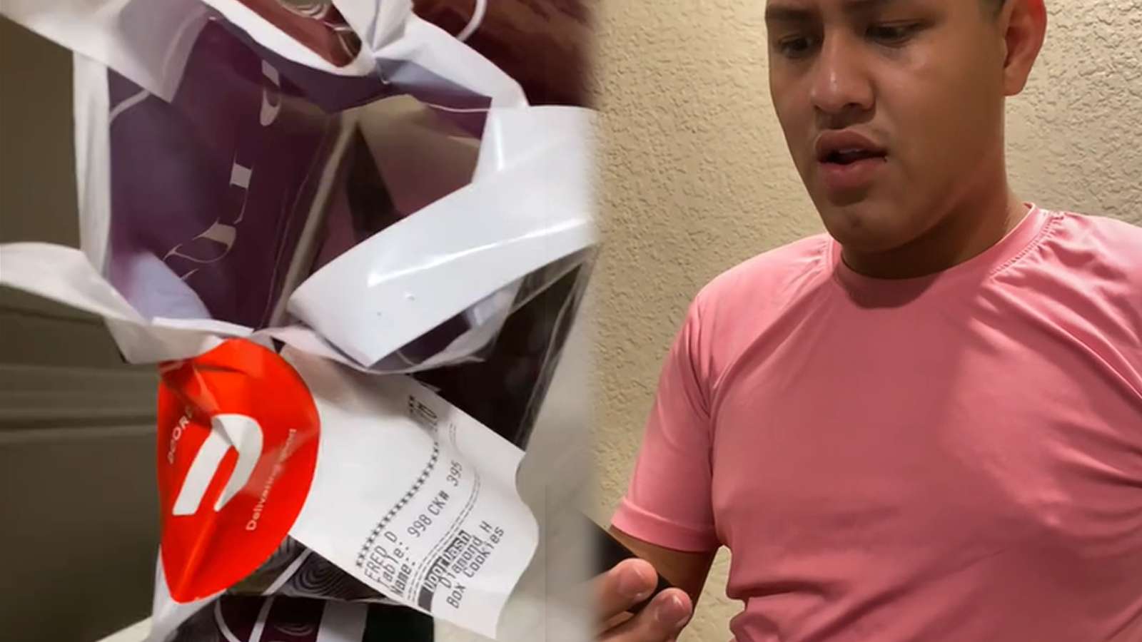 DoorDash customer goes viral after confronting driver over eaten cookies