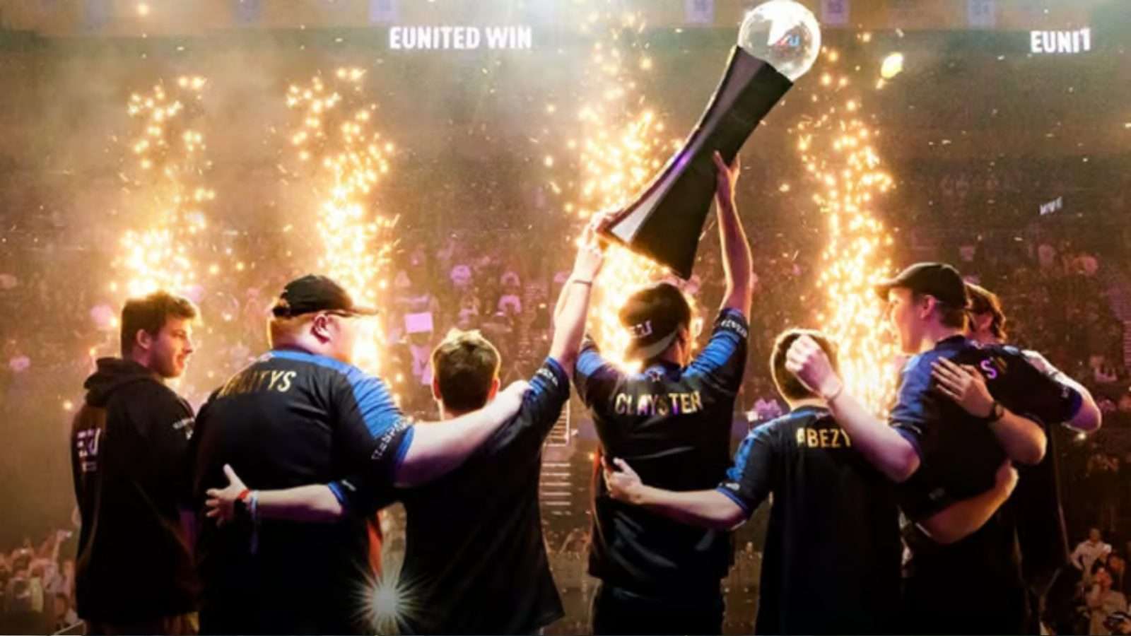 Call of Duty professional team E-United winning the 2019 Call of Duty World League Championship.