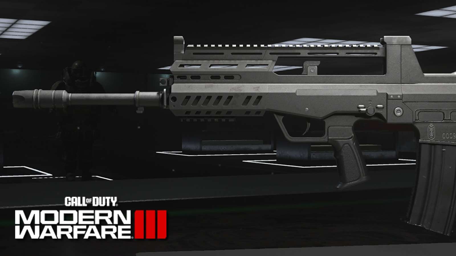 The DG-56 assault rifle in Modern Warfare 3.