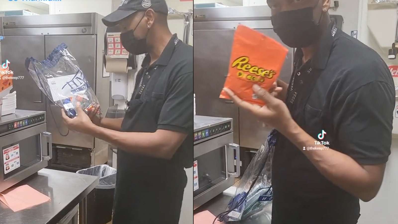 Viral man who received goodie bag from Burger King