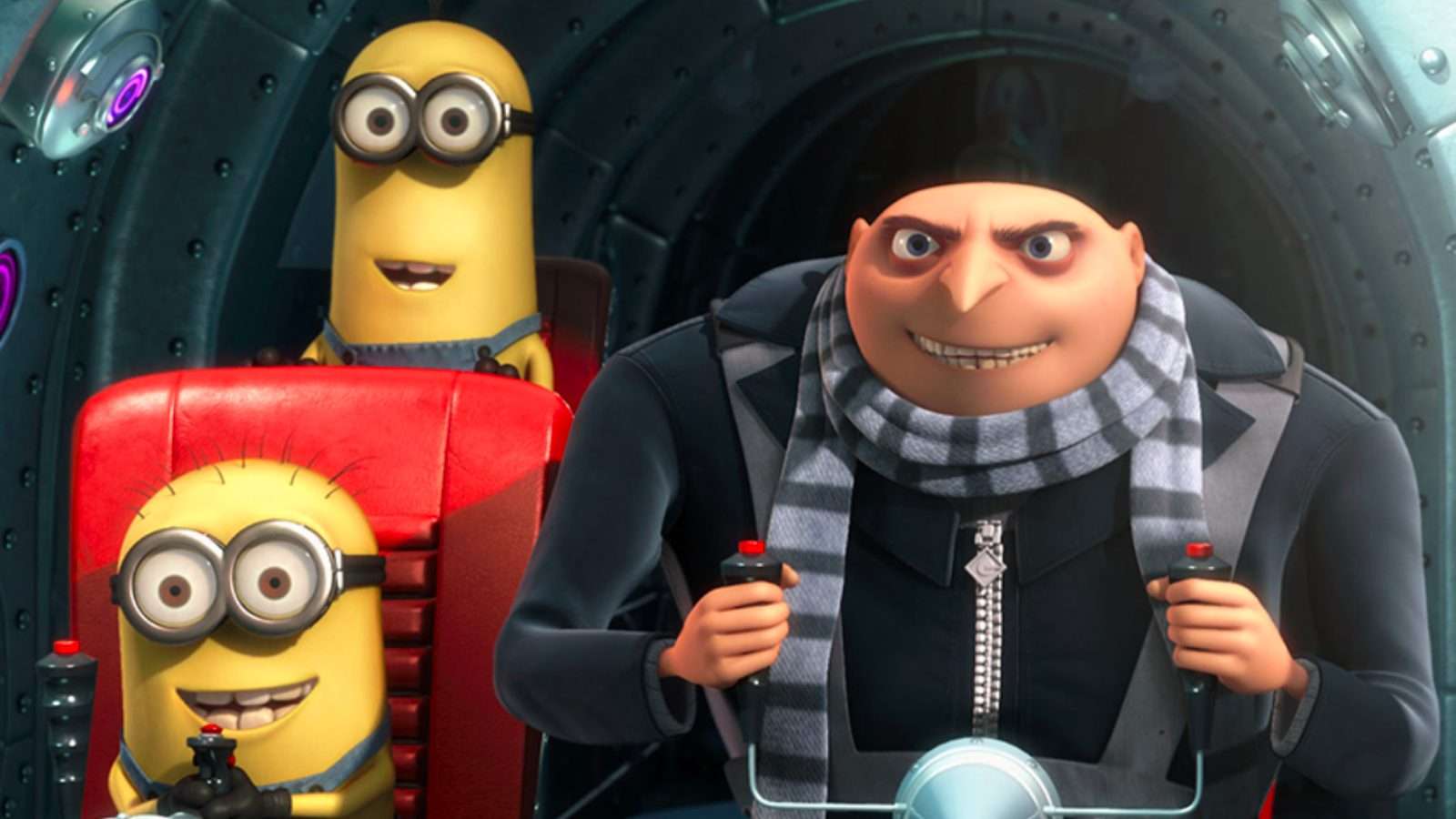 Despicable Me 4 trailer featuring Gru and minions.