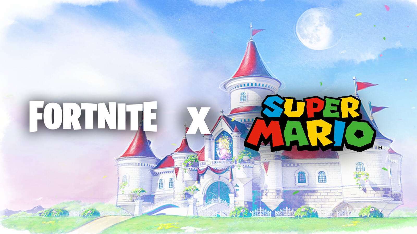 Fortnite x Super Mario concept art