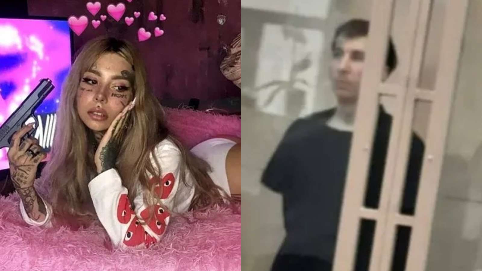 onlyfans model Anastasia Grishman and her husband behind bars