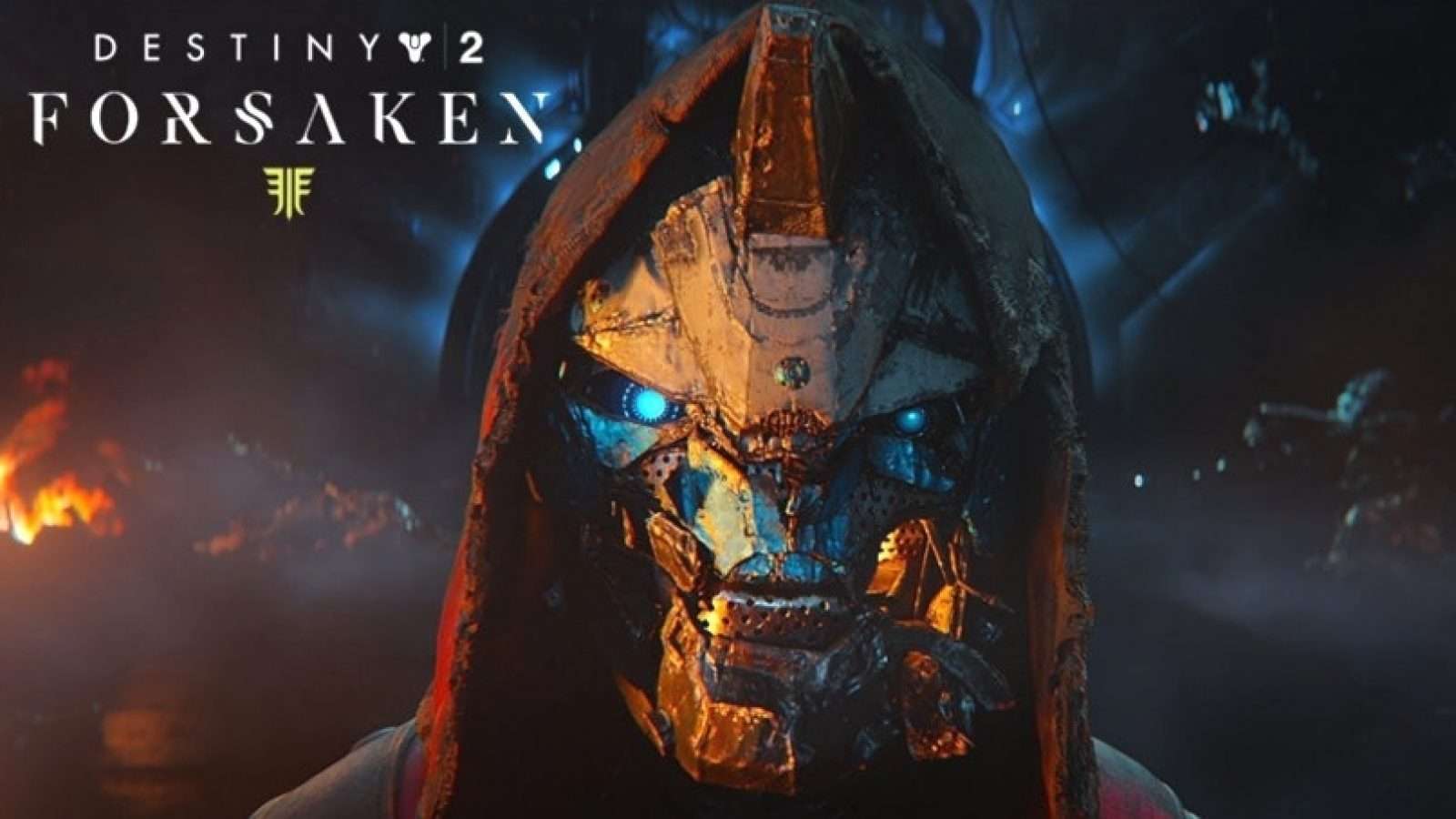Destiny 2 Forsaken screenshot showing Cayde-6's face