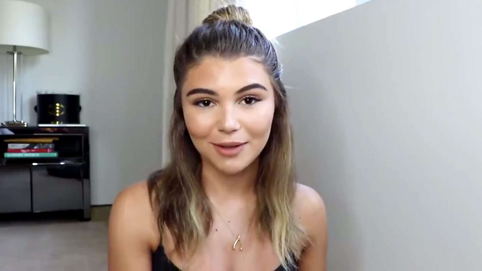 Olivia Jade in a YouTube video