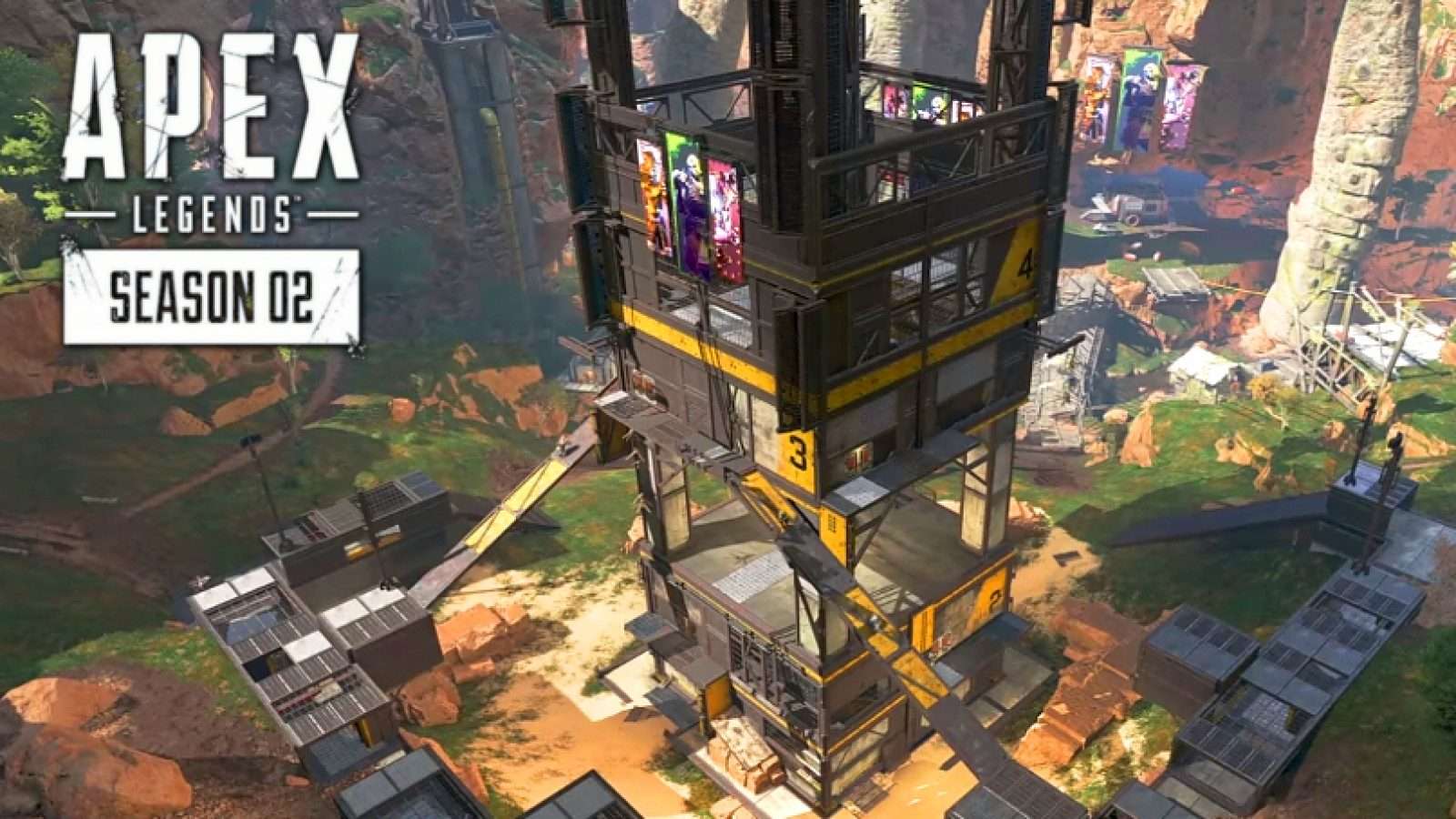 Season 2 Apex Legends Battle Charge New Map Changes Leviathans New Locations Containment The Cage Shattered Forest Flyers