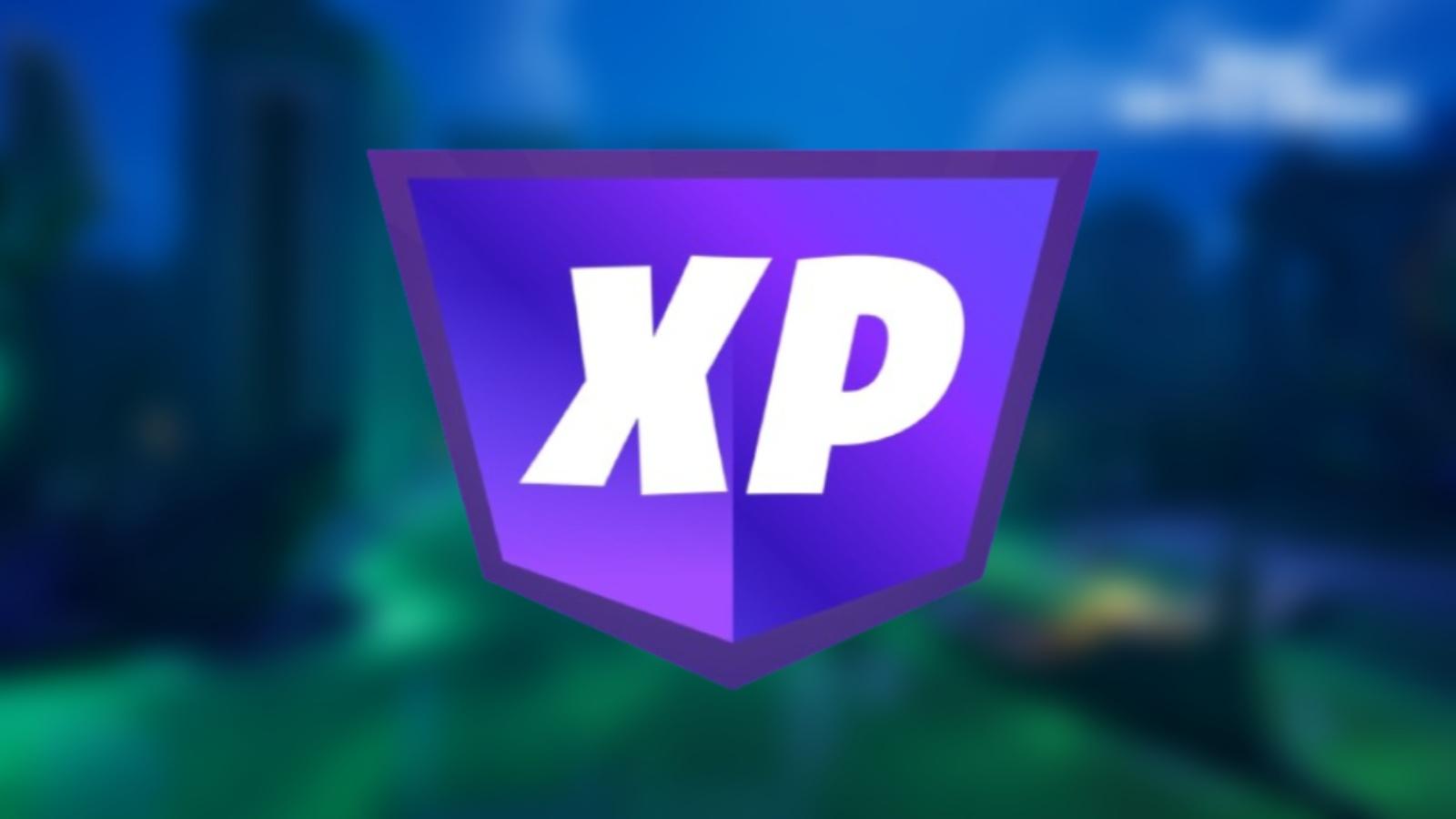 A screenshot featuring the XP icon in Fortnite.