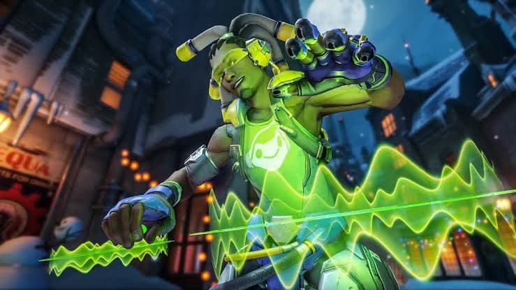 Overwatch's Lucio pumping the beat