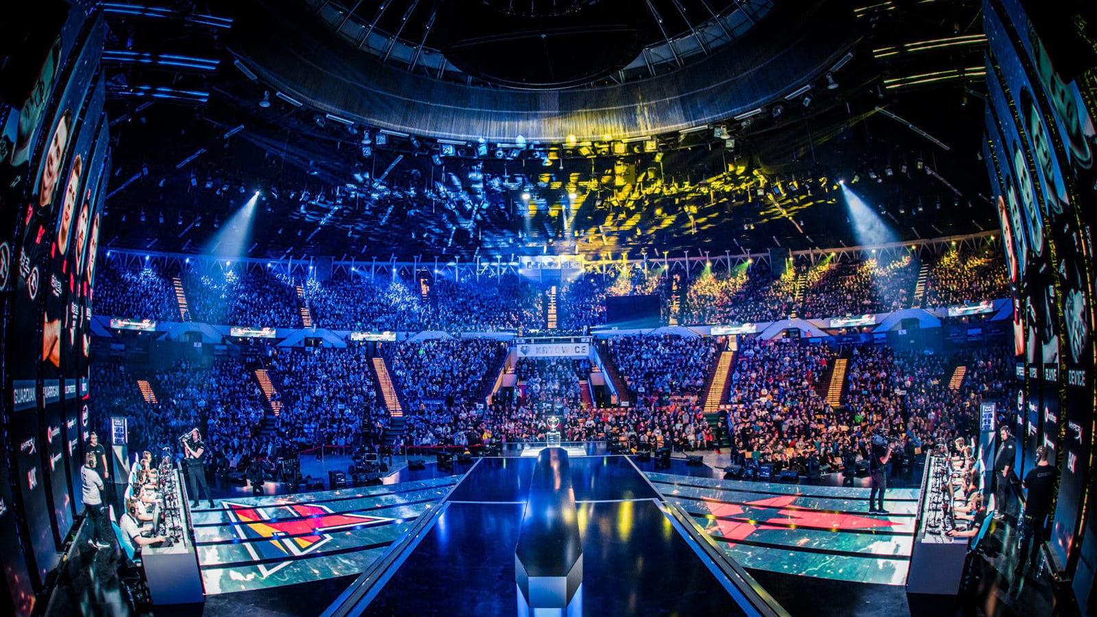 IEM Katowice crowd viewed from stage
