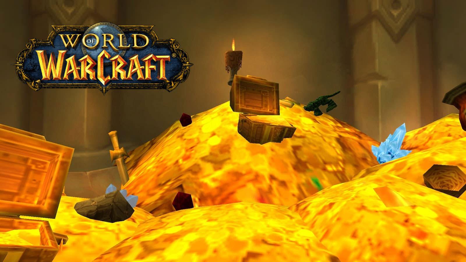 Pile of gold in World of Warcraft