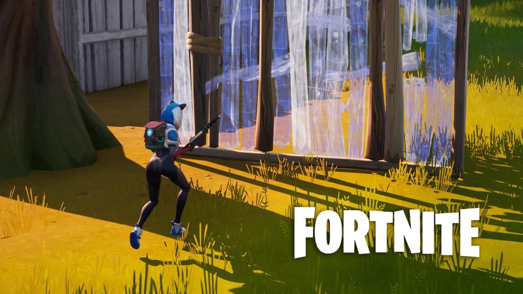fortnite player running through wall