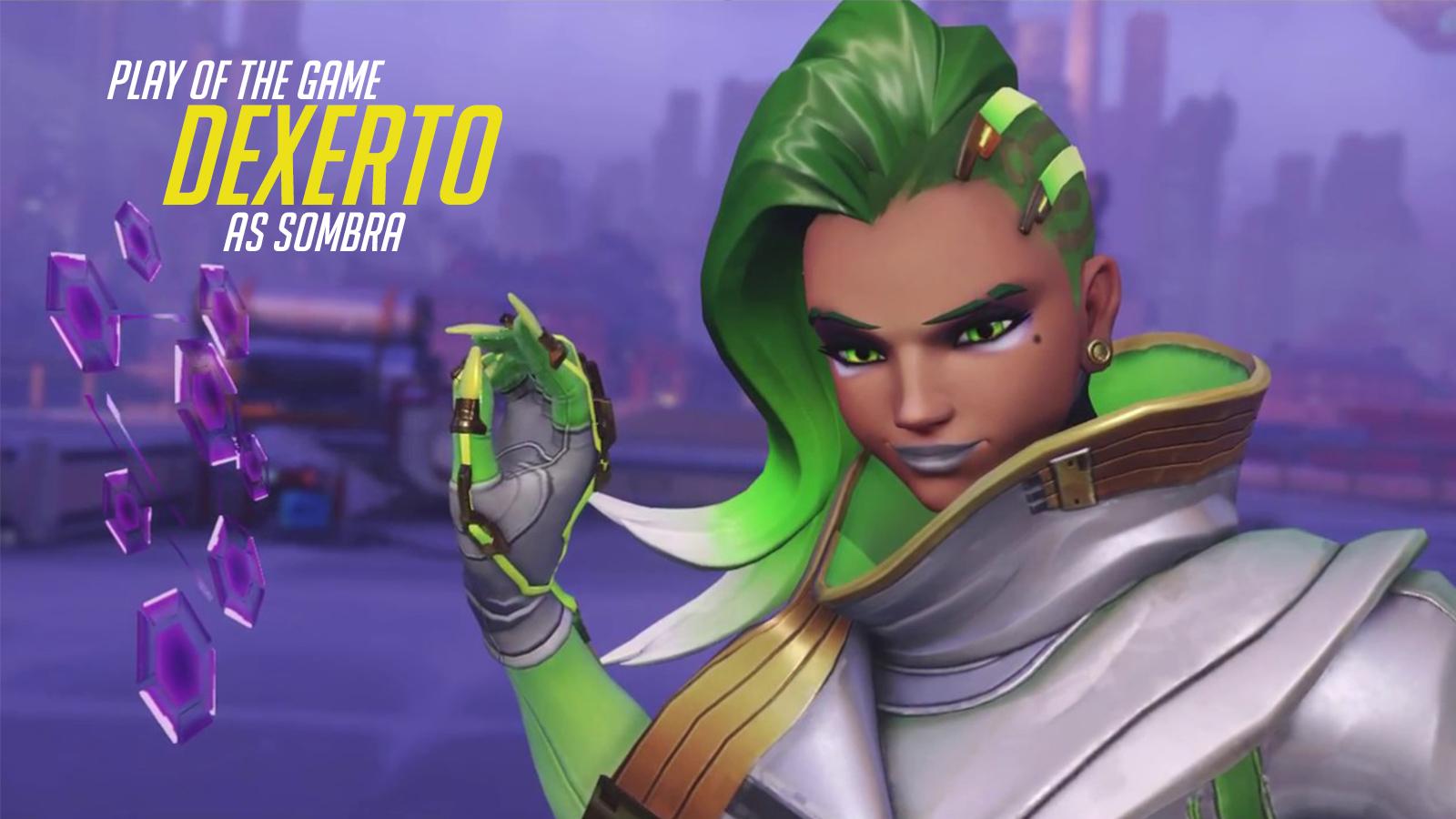 Overwatch Dexerto Play of the Game Sombra POTG