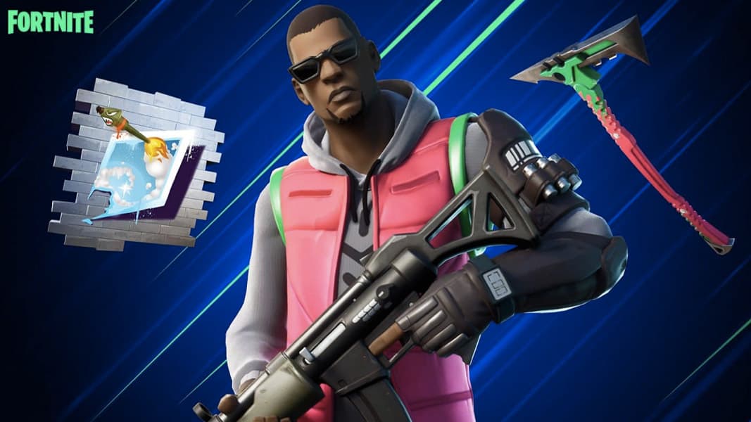 An image of Fortnite cosmetics for the Celebration Cup