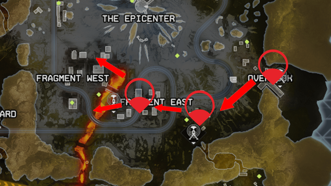 Loot zone Fragments East and West