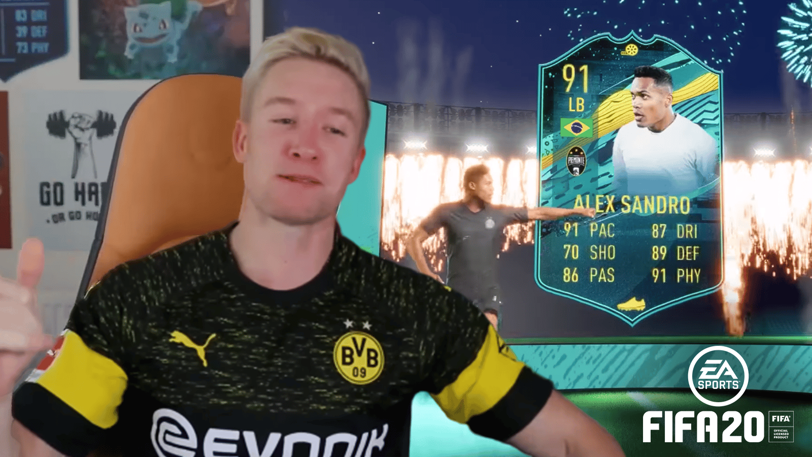 Reev has dubbed Alex Sandro's Player Moments SBC the best LB in FIFA 20.