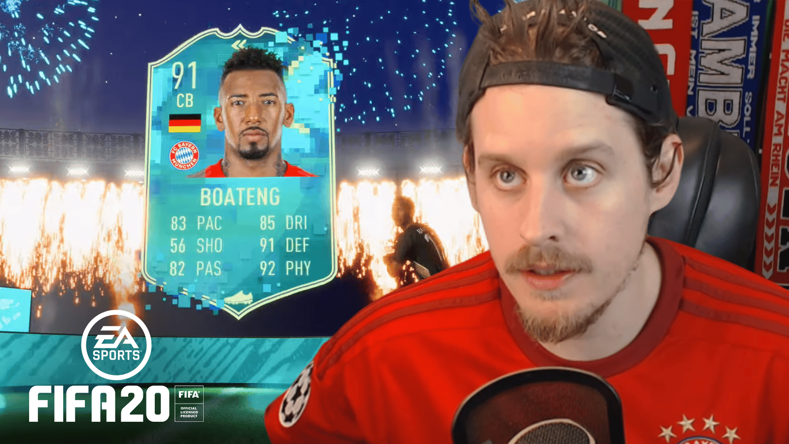 Zweback was certainly impressed by Jerome Boateng's new Flashback SBC card in FIFA 20