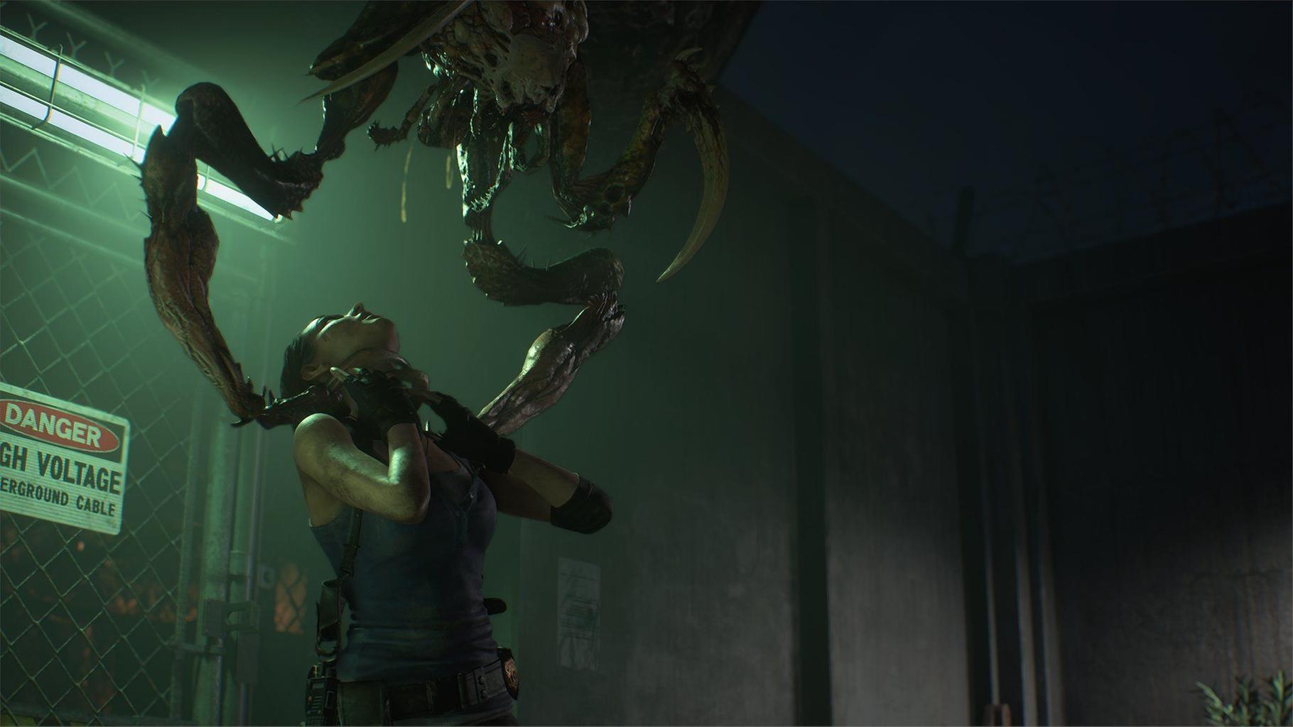 Careful of letting Drain Deimos get hold of you in Resident Evil 3 Remastered
