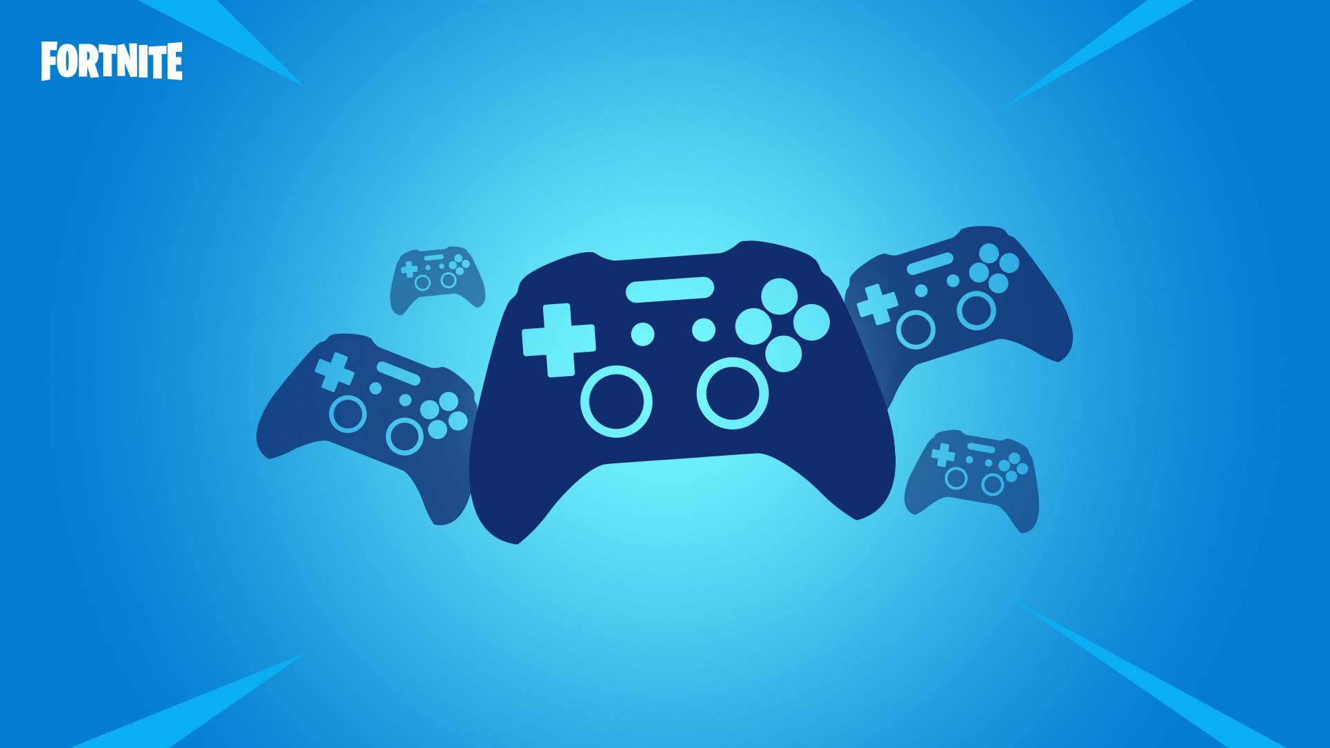 Artwork featuring game controllers.