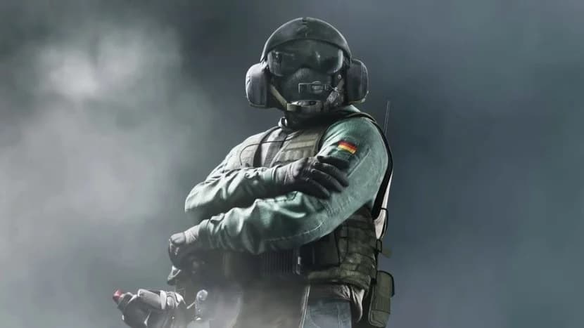Jager in Rainbow Six holding ADS