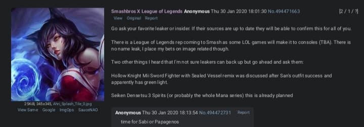 League of Legends Smash leak