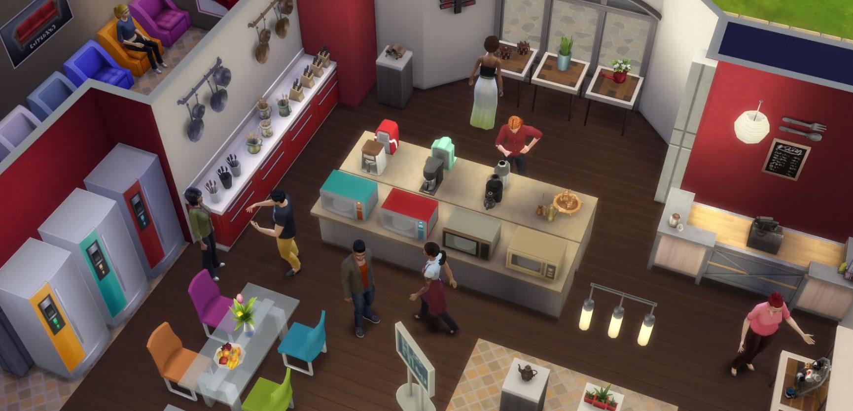 Get To Work Restaurants Sims 4