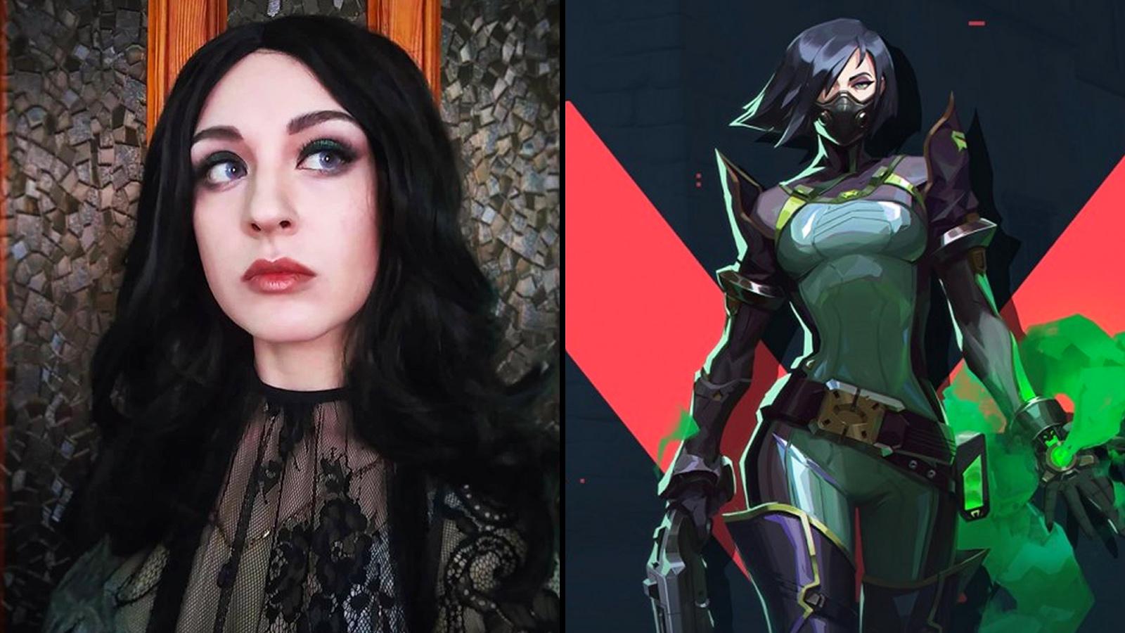 Valorant cosplayer shows off venomous Viper outfit