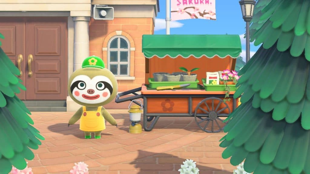 An image of one of the shop's at Harv's Island Plaza in Animal Crossing: New Horizons.